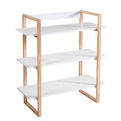 Butiksreol i tr - Skagen - H100 cm