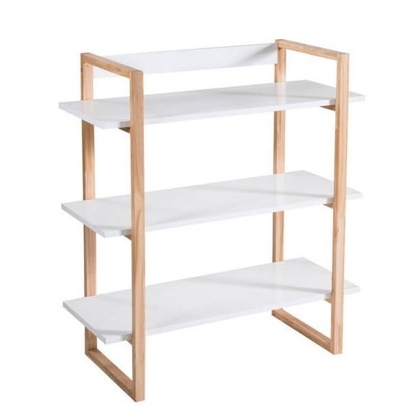 Butiksreol i tr - Skagen - H100 cm