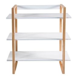 Butiksreol i tr - Skagen - H100 cm