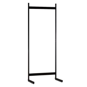 Butiksreol sort i B- 90 x H-240 cm