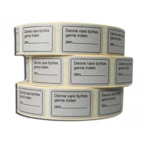 Byte marks - gray with date field