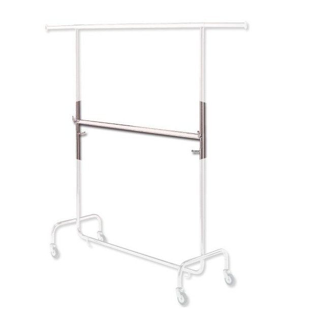 LUXURY clothes rack, garment rack, "The long" in chrome