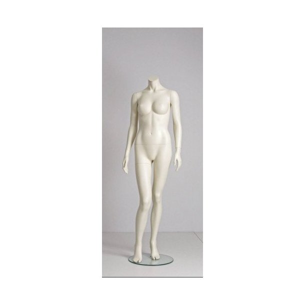 Mannequin with or without head, model Christy 1016 White