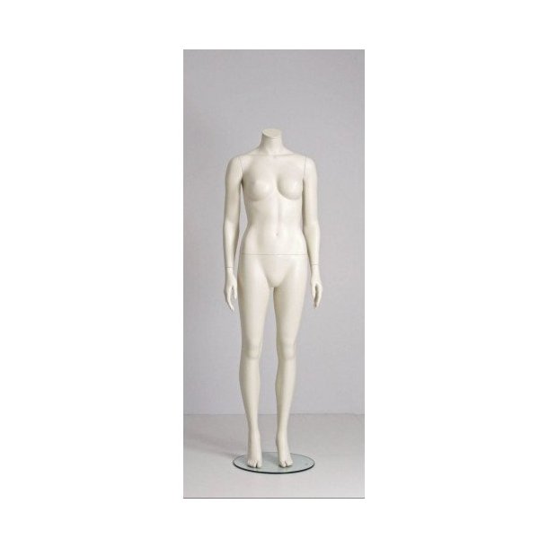 Mannequin with or without head, model Christy 1010 White