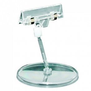 Mellan skylthllare med bred klämma - Clear-Grip 10 stycken