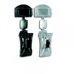 Sign holder w / clamp - Clear-GRIP 10 pieces
