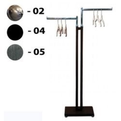 Joy static with 2 straight arms, Chrome, titanium or black