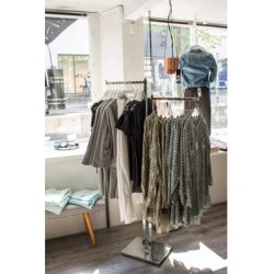 Joy static with 2 straight arms, Chrome, titanium or black