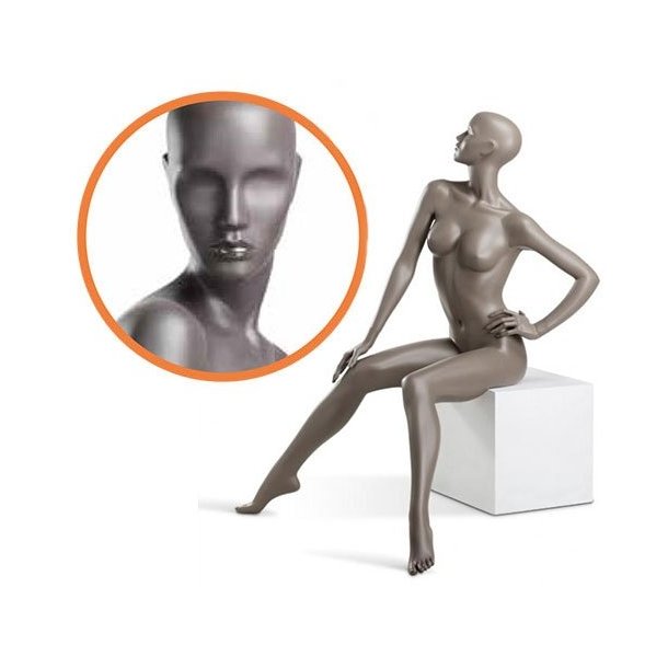 Coy Female mannequin - Sitting pose 1 