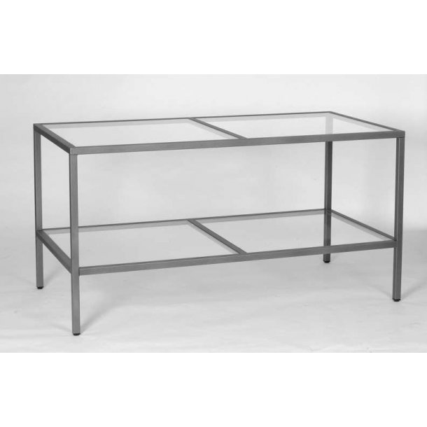 Sales table LUTON II with glass or melamine plates