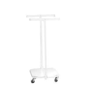 Affaldsstativ, gummihjul, 125 liter