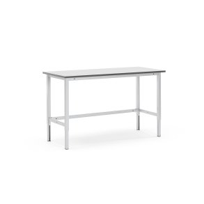 Hve snke arbejdsbord MOTION, manuel, 400 kg belastning, 1500x600 mm, gr