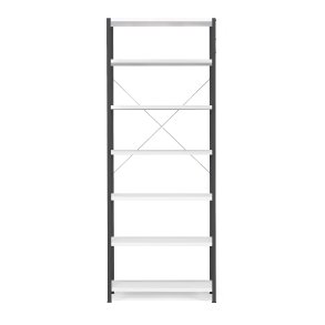 Reol IDEAL, grundsektion, 2500x1010x400 mm, mrkegr