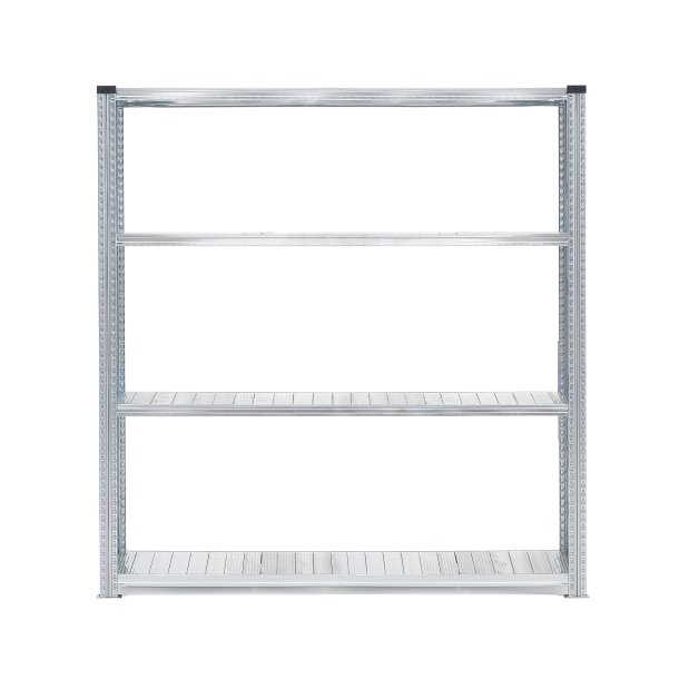 Reol TRANSFORM, grundsektion med 4 hylder, 1972x1500x500 mm