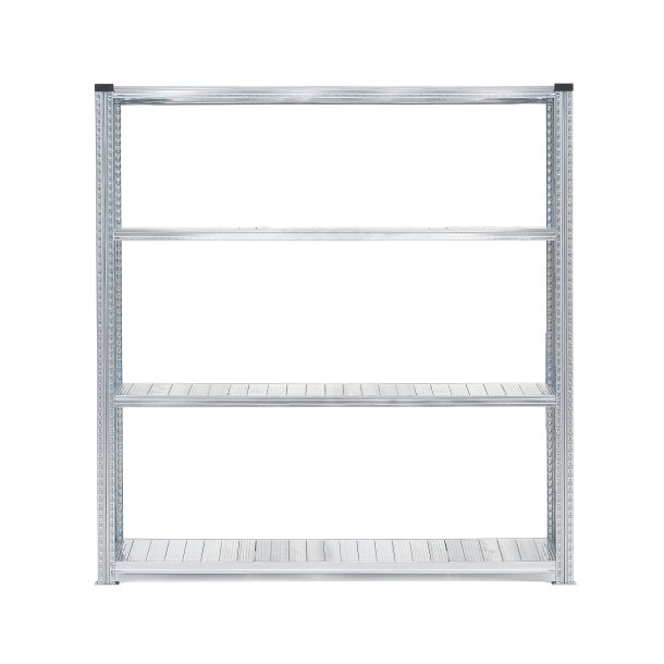 Reol TRANSFORM, grundsektion med 4 hylder, 1972x1500x800 mm