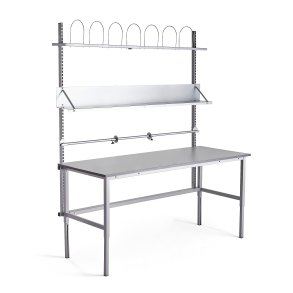 Pakkebord MOTION, 2000x800 mm, inkl. overbygning