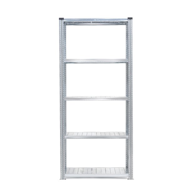 Reol TRANSFORM, grundsektion med 5 hylder, 2500x900x320 mm