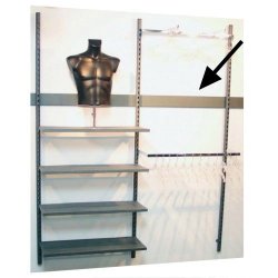 Cover plates for gallery rail - 2 m - 4 colors