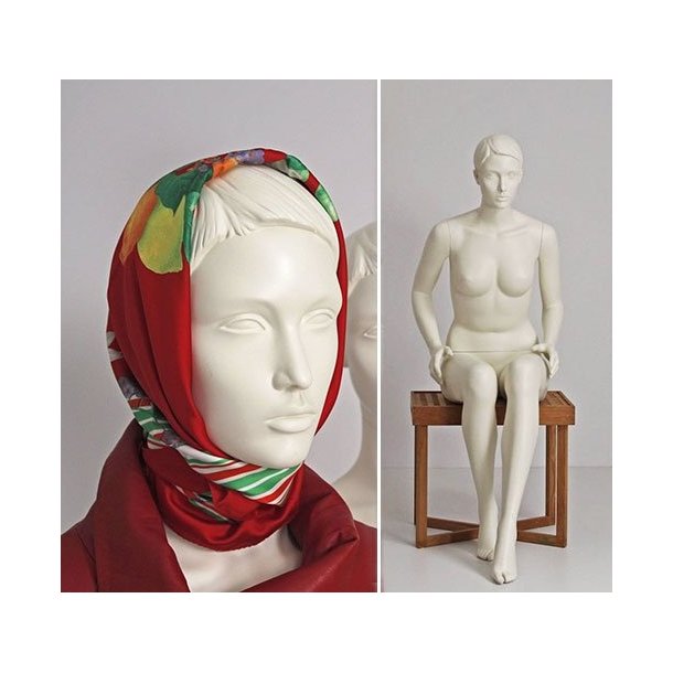 Mannequin - Sascha 1017 - sitting - stylistic with head