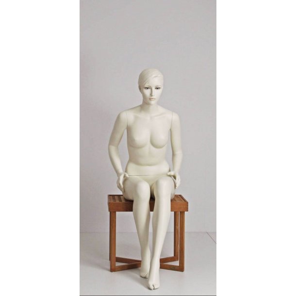 Mannequin - Nelly 1017 - sitting - stylistic with head &amp; make-up