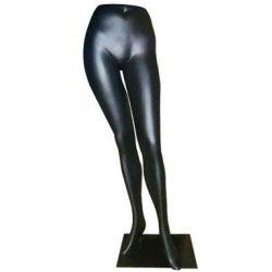 Lady mannequin underdel m. detachable heel - Black