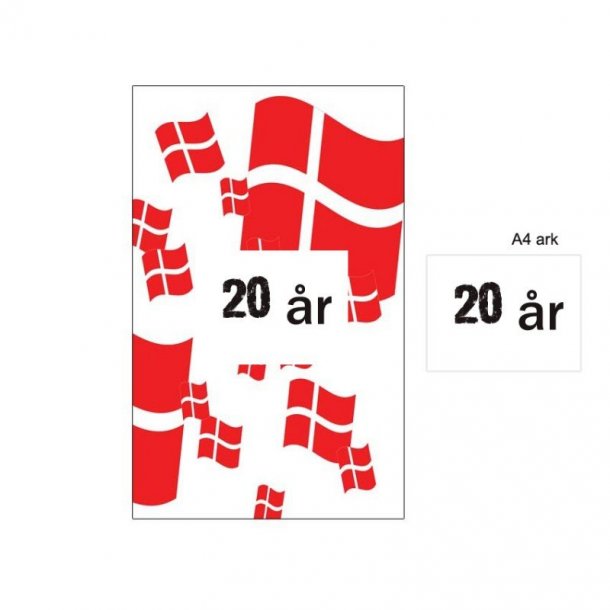 PLAKAT - Dannebrogs flag