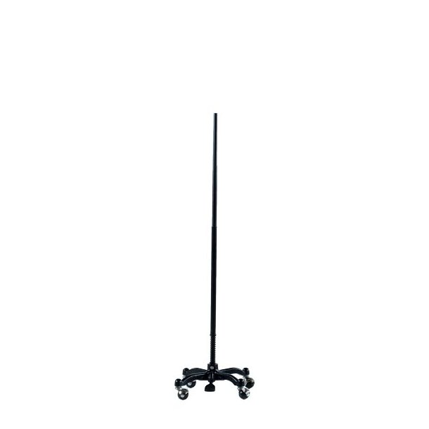 Mobile Mannequin Stand with Torso and Busts - Black - 122 cm