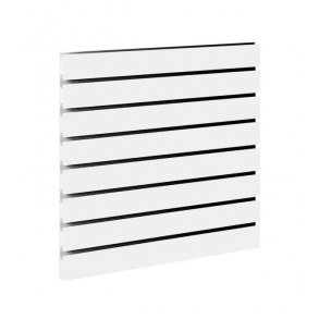 Rabatterade rillepaneler, 120x120 cm - 2 st - vita