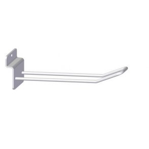 Double product hook for groove panel - Zinc - several sizes - 20 pcs