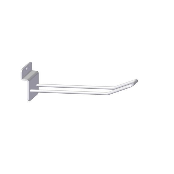 Double product hook for groove panel - Zinc - several sizes - 20 pcs