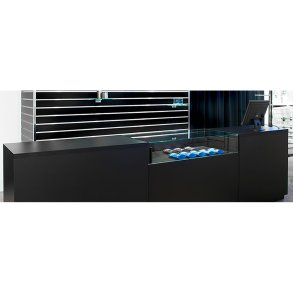 Ekspeditionsdisk sort Lngde 330 cm