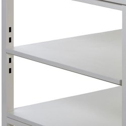 Presentation table, sales table in metal - W86 cm - White