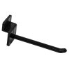 Single product hook for groove panels - Plastic - Black - several sizes - 20 pcs