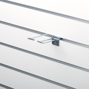 Dobbelt T-krog med prisarm 10 cm