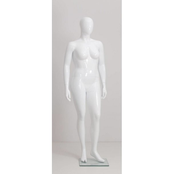 Faceless Plus Size Dame mannequin