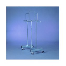 Fantasy - Outdoor clothes rack with 2 single and 1 double hook