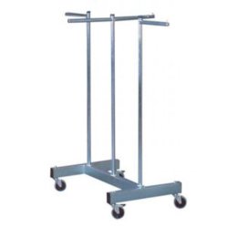 Fantasy - Outdoor clothes rack with 2 single and 1 double hook