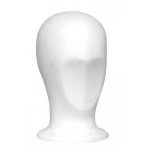 Flamingo head on face, wig head, UNI-sex face