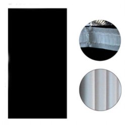 Curtains for wall-mounted fitting rooms - 2 widths - 2 colors