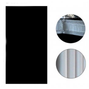 Gardiner för väggmonterade provrum - 2 bredder - 2 färger