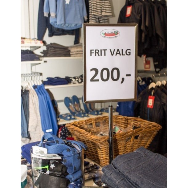 Extender for menu card holder for A3, A4, A5, A6, H16 cm