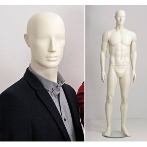 G-samling - Semi ansiktslös herremannequin - Pos 1