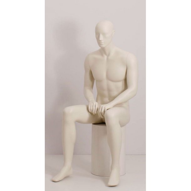 G-collection - Sitting semi faceless gentleman mannequin