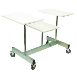 Game table - Floor table with 3 plates in maple, white or gray