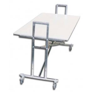 Sidewalk bord, Gatuförsäljare L10 - Vit bordsskiva