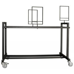 STABIL Sidewalk - black - H 98.5 x W 150 x D 80 cm