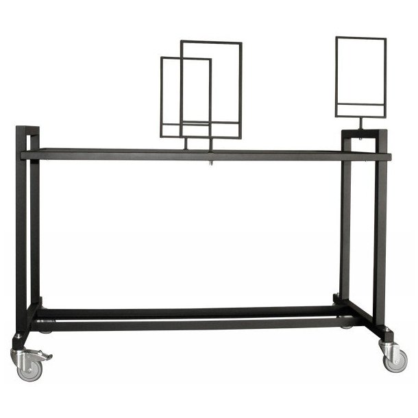 STABIL Sidewalk - black - H 98.5 x W 150 x D 80 cm