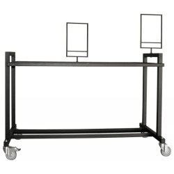 STABIL Sidewalk - black - H 98.5 x W 150 x D 80 cm