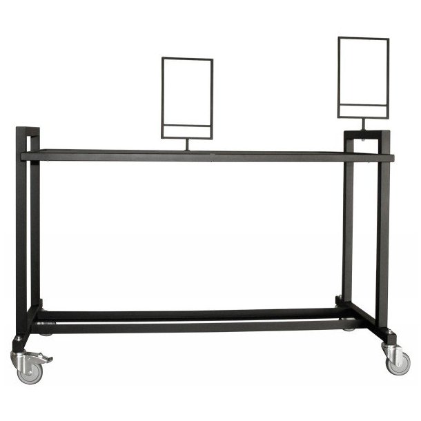 STABIL Sidewalk - black - H 98.5 x W 150 x D 80 cm