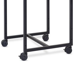 Shopping cart - 60 x 60 cm - Dark gray with accessories